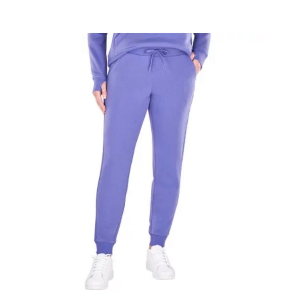 Member's Mark Purple Ribbed Jogger Pants New